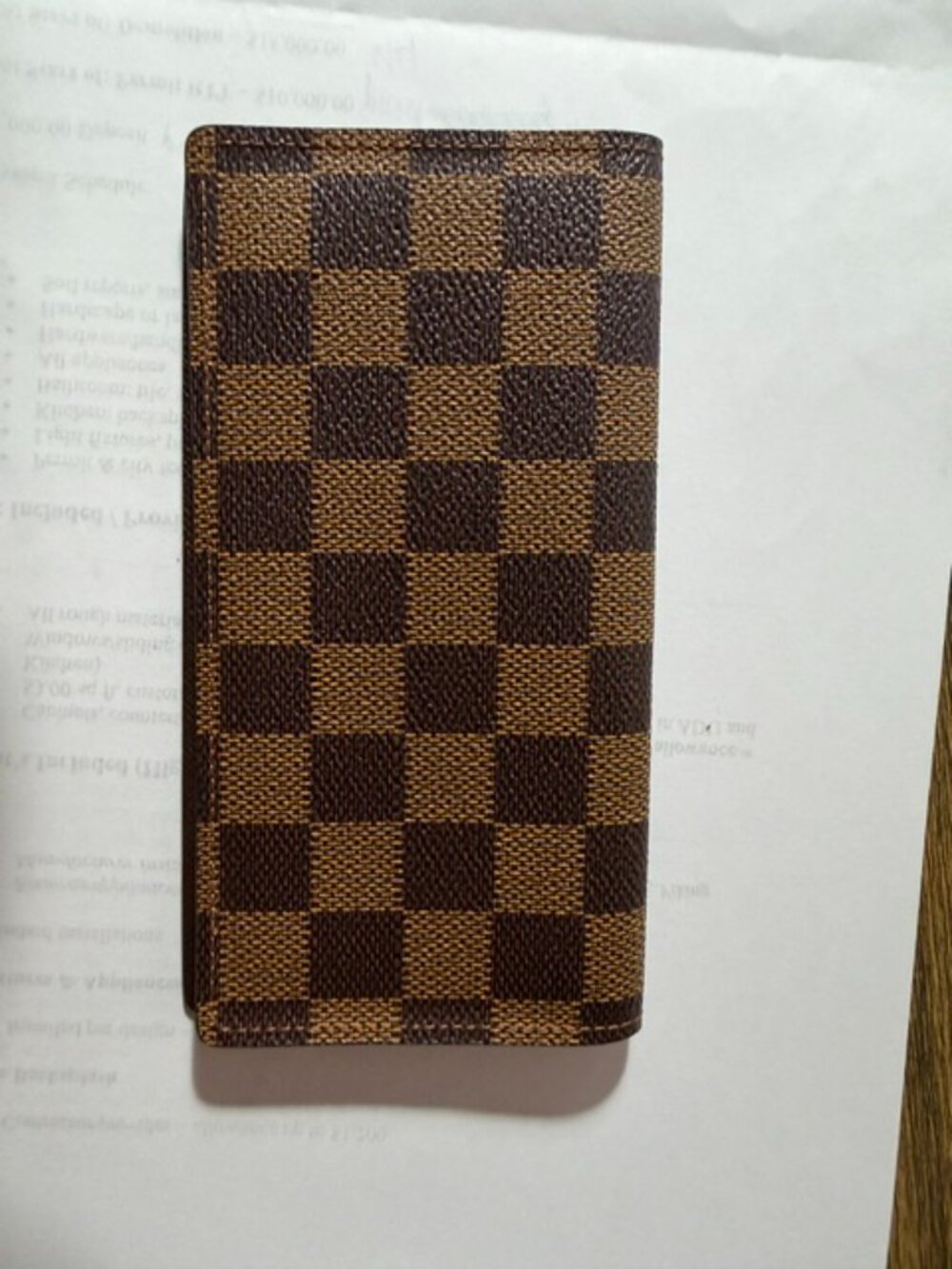 **LOUIS VUITTON CHECKBOOK COVER/ WALLET*** - Picture 2 of 6